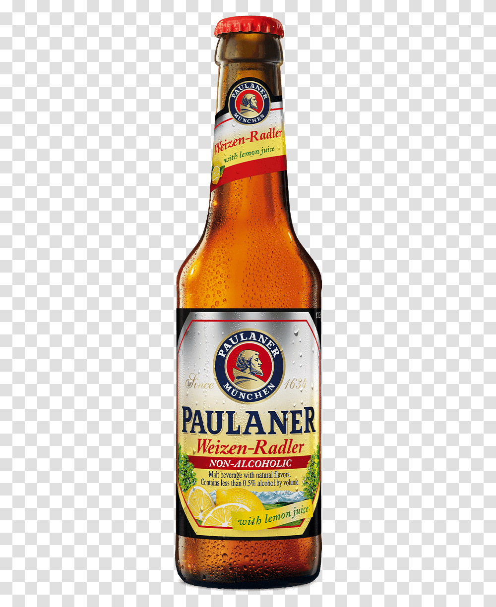 Paulaner Weizen Radler, Beer, Alcohol, Beverage, Drink Transparent Png