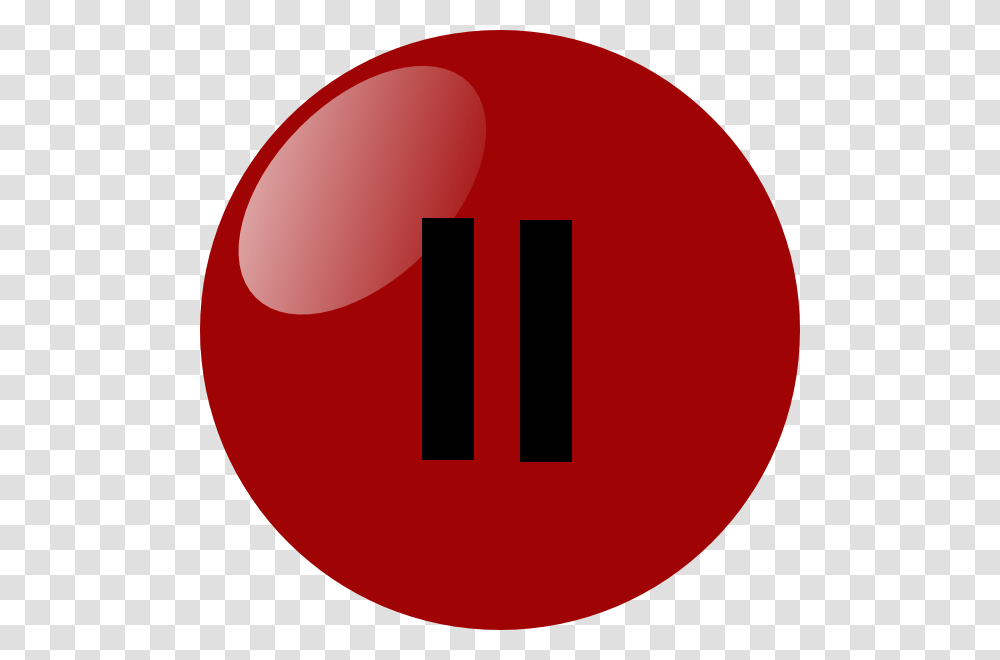 Pause Button Dark Red Svg Clip Arts Pause And Play Button, Number, Balloon Transparent Png