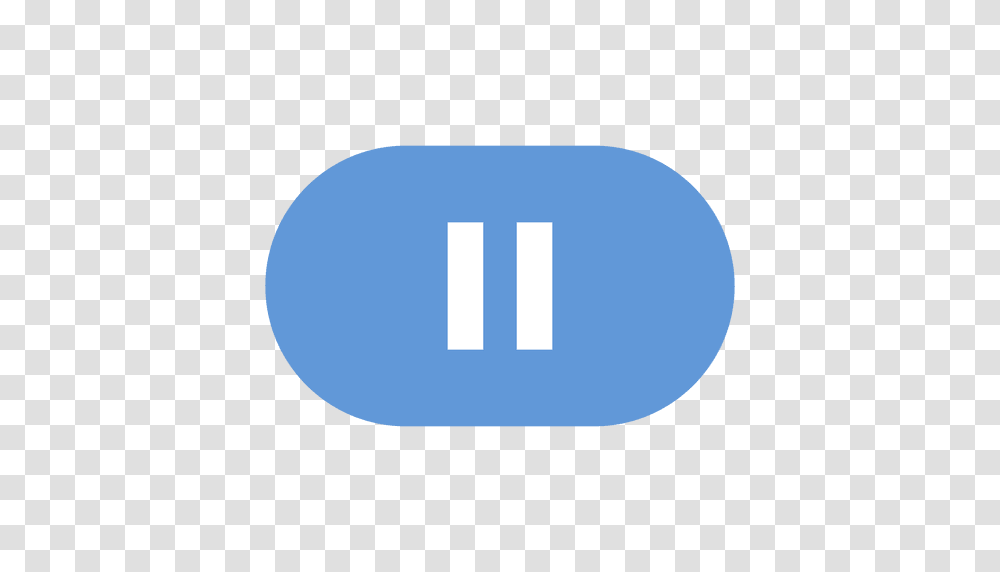 Pause Button Flat Icon, Word, Oval Transparent Png