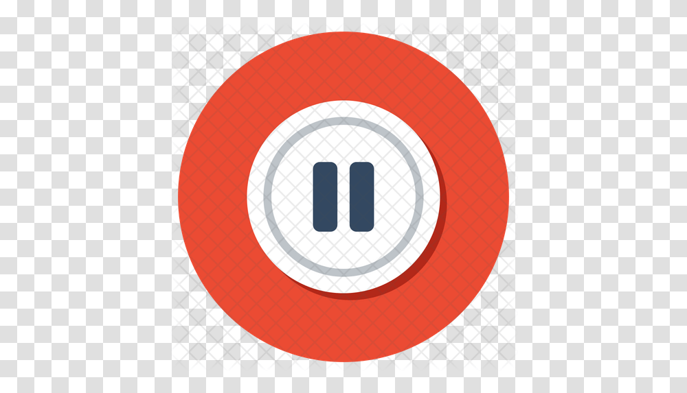 Pause Button Icon Circle, Text, Brick, Shooting Range Transparent Png