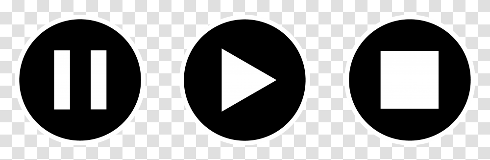 Pause Play And Stop Image Play Pause Button, Triangle, Label Transparent Png