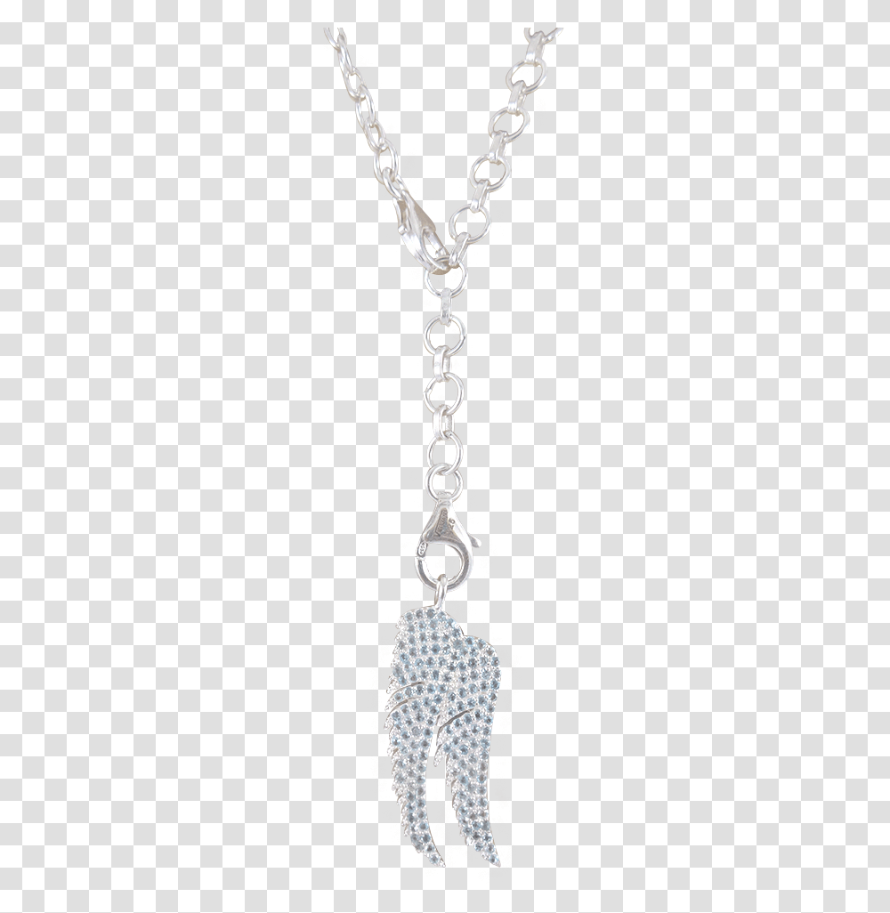Pave Diamond Necklace 925 Silver Chain Necklace Chain, Pendant Transparent Png