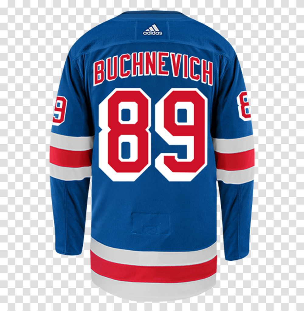 Pavel Buchnevich New York Rangers Aasen New York Rangers, Clothing, Apparel, Shirt, Jersey Transparent Png