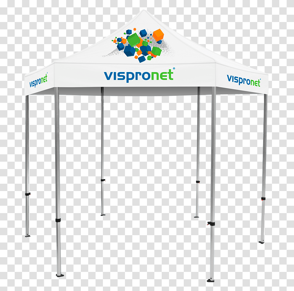 Pavilion Pop Up Tent Deluxe W Logo Print Vispronet, Canopy Transparent Png