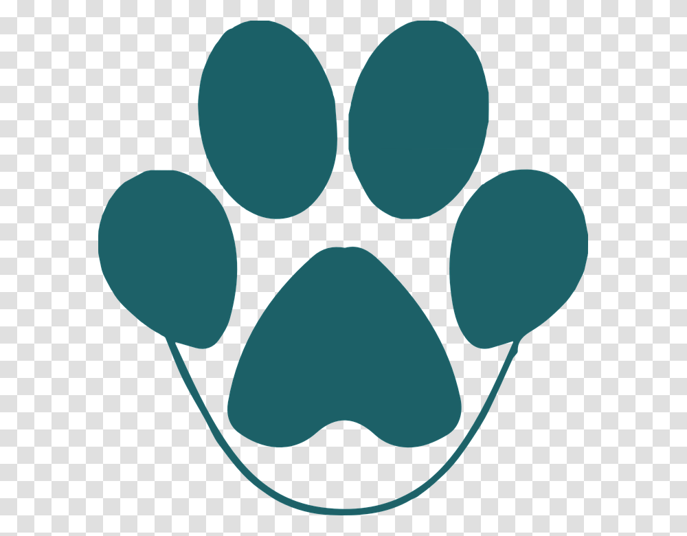 Paw Animal Pet Dog Paw Print Blue Pet Regression, Sunglasses, Accessories, Accessory, Hook Transparent Png