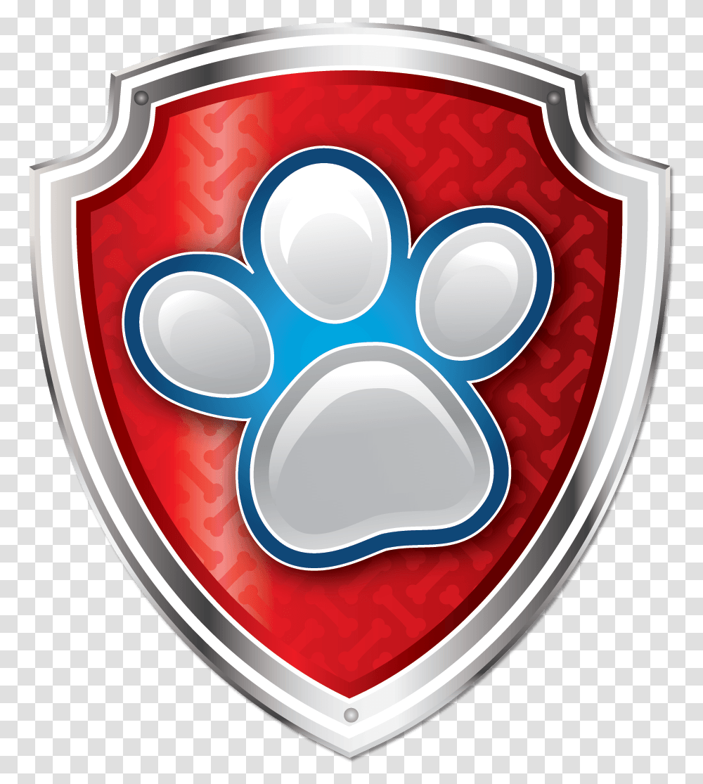 Paw Badge Dogs Paw Patrol Paw Badge, Shield Transparent Png