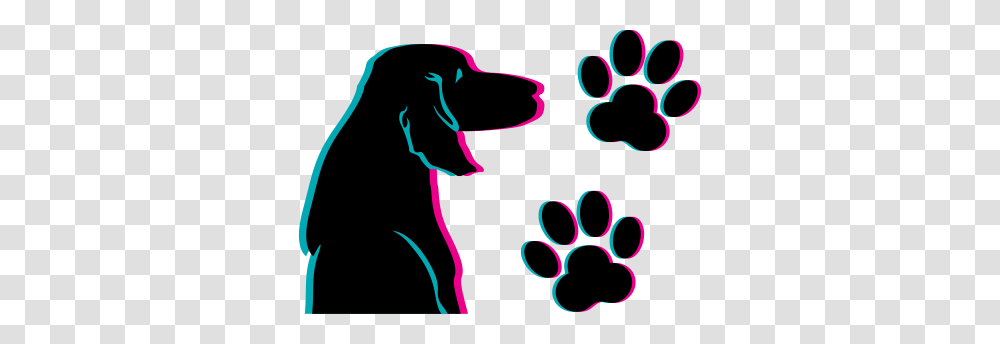 Paw Clipart Dog Spa, Light, Neon Transparent Png