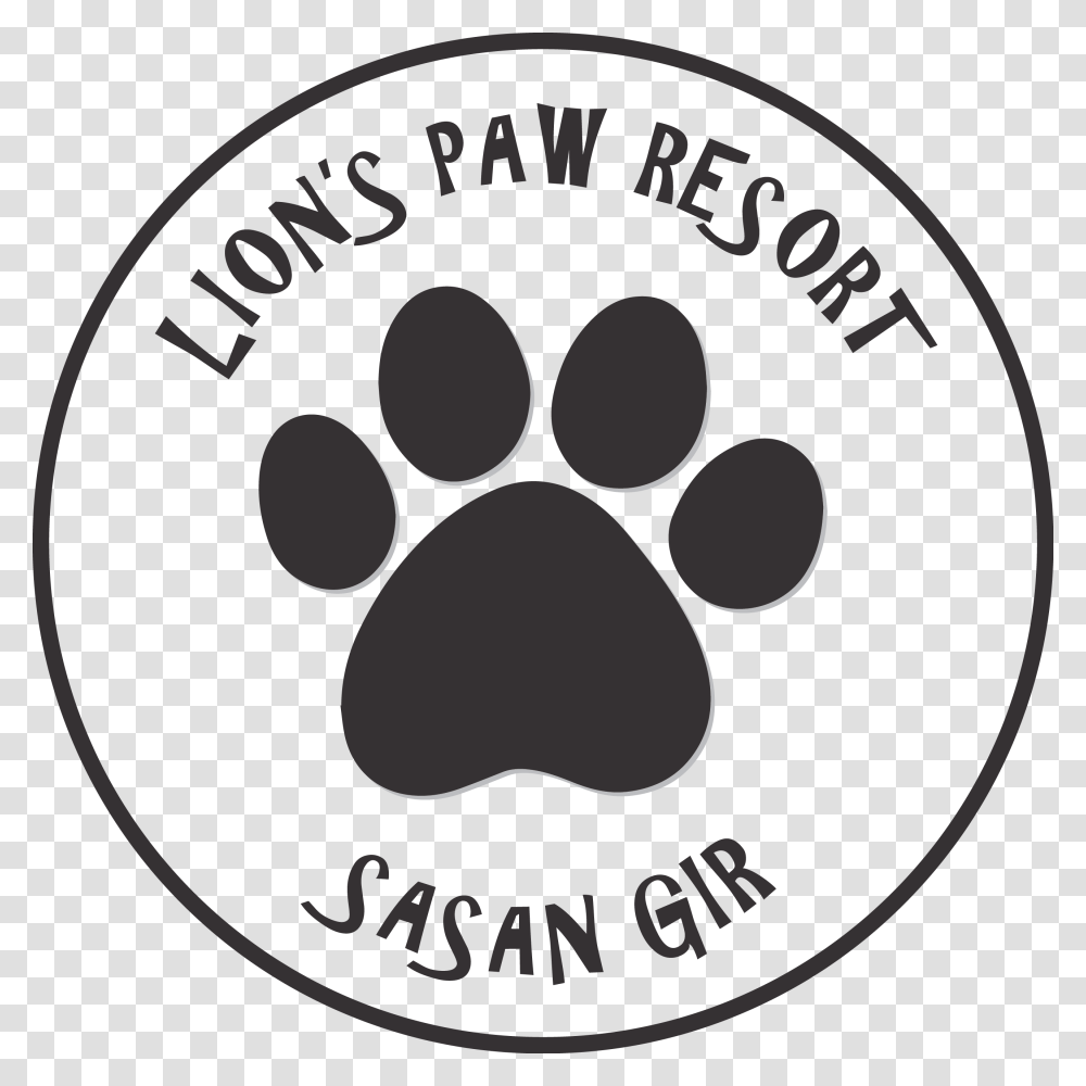 Paw Clipart Friendly Lion, Footprint, Label, Logo Transparent Png