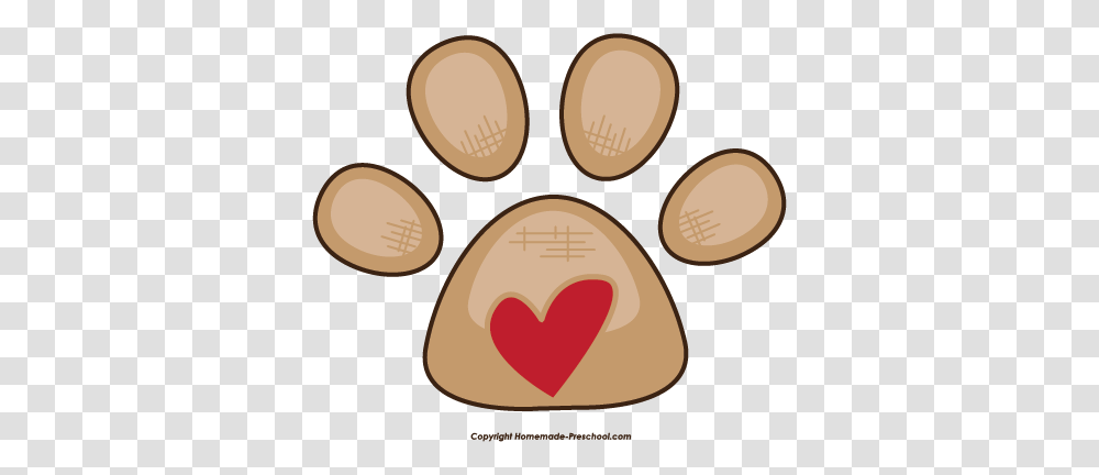 Paw Clipart Puppy, Plant, Heart, Nut, Vegetable Transparent Png