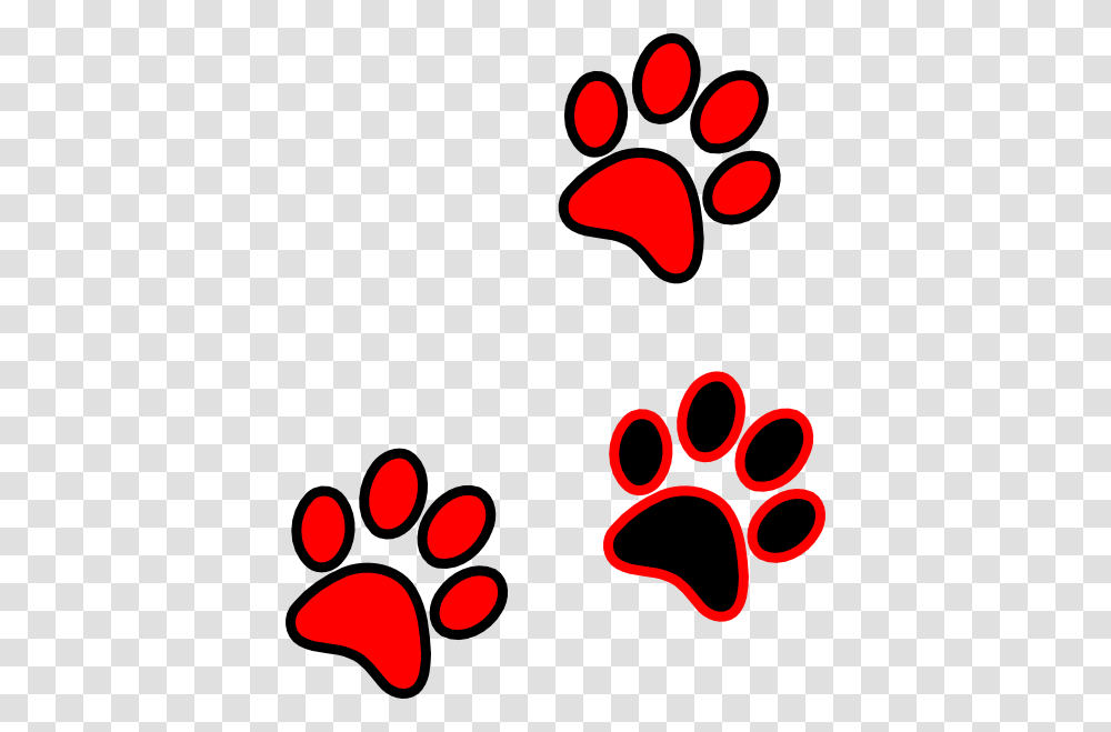 Paw Clipart Red And Blue, Footprint, Dynamite, Bomb, Weapon Transparent Png