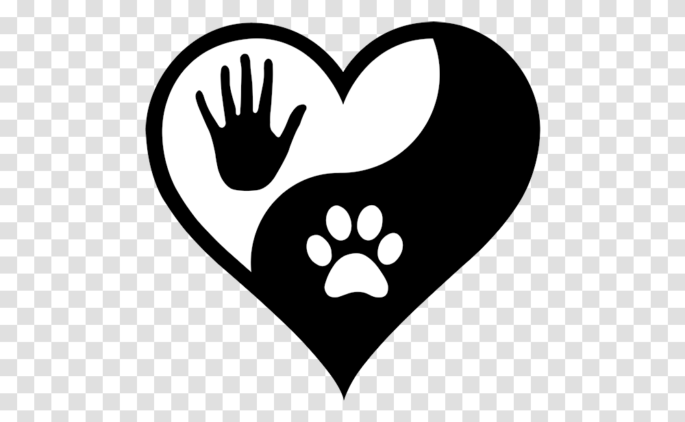 Paw Lovers, Stencil, Hand, Heart, Mustache Transparent Png