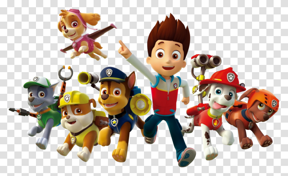 Paw Patrol All Character Kids Paw Patrol, Person, Human, Super Mario, Toy Transparent Png