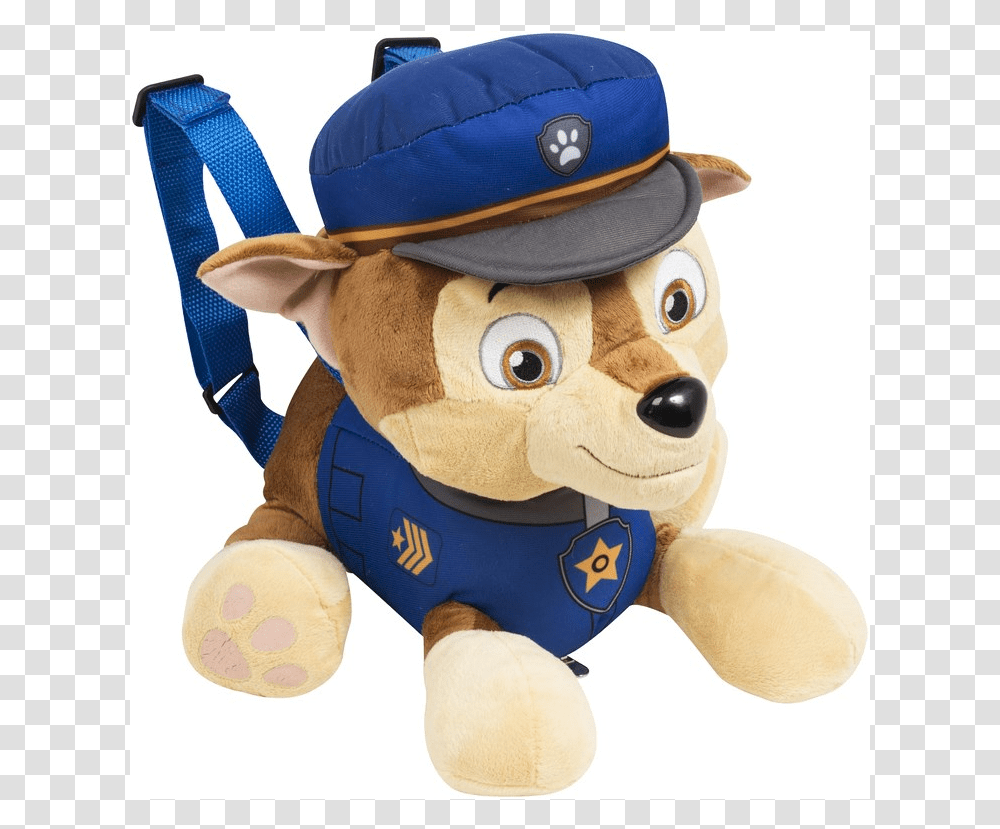 Paw Patrol Backpack Chase, Plush, Toy, Hat Transparent Png