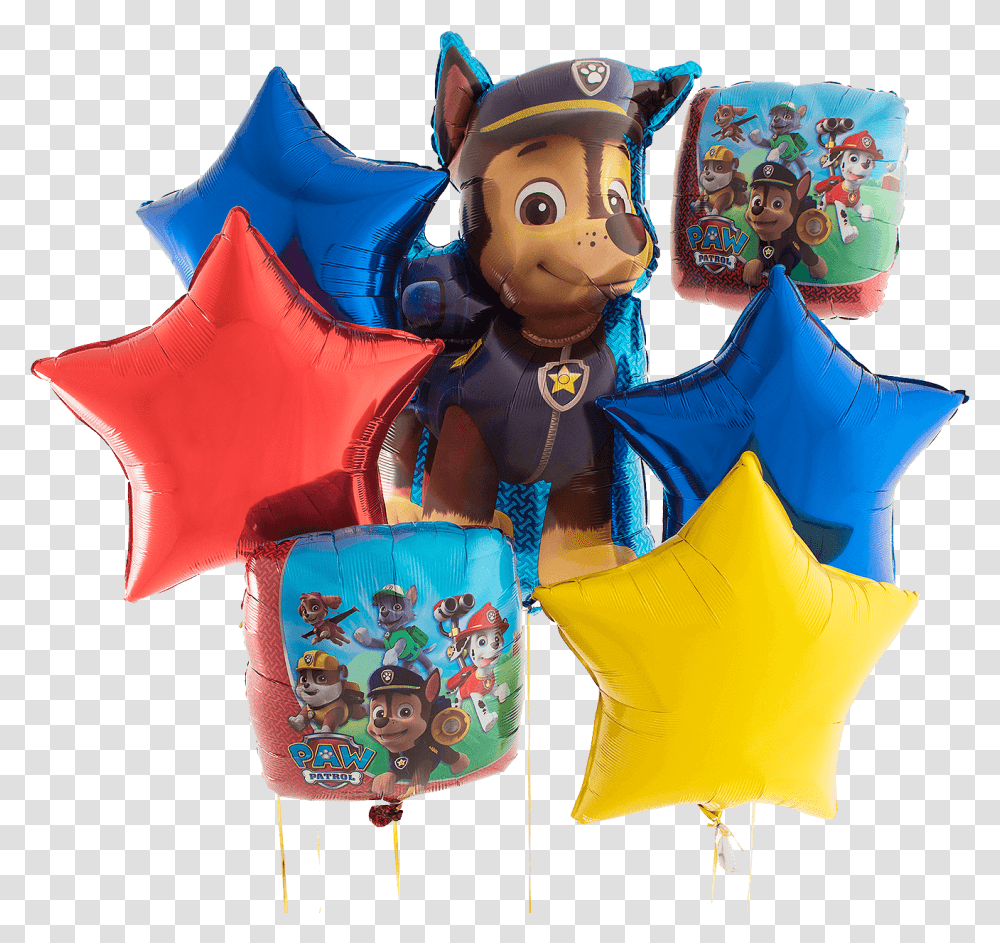 Paw Patrol Balloons Bunch, Figurine, Costume, Inflatable Transparent Png