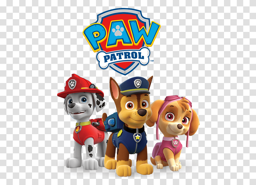 Paw Patrol Birthday Party Clipart Chase Marshall Skye Paw Patrol, Person, Human, Super Mario, Mascot Transparent Png