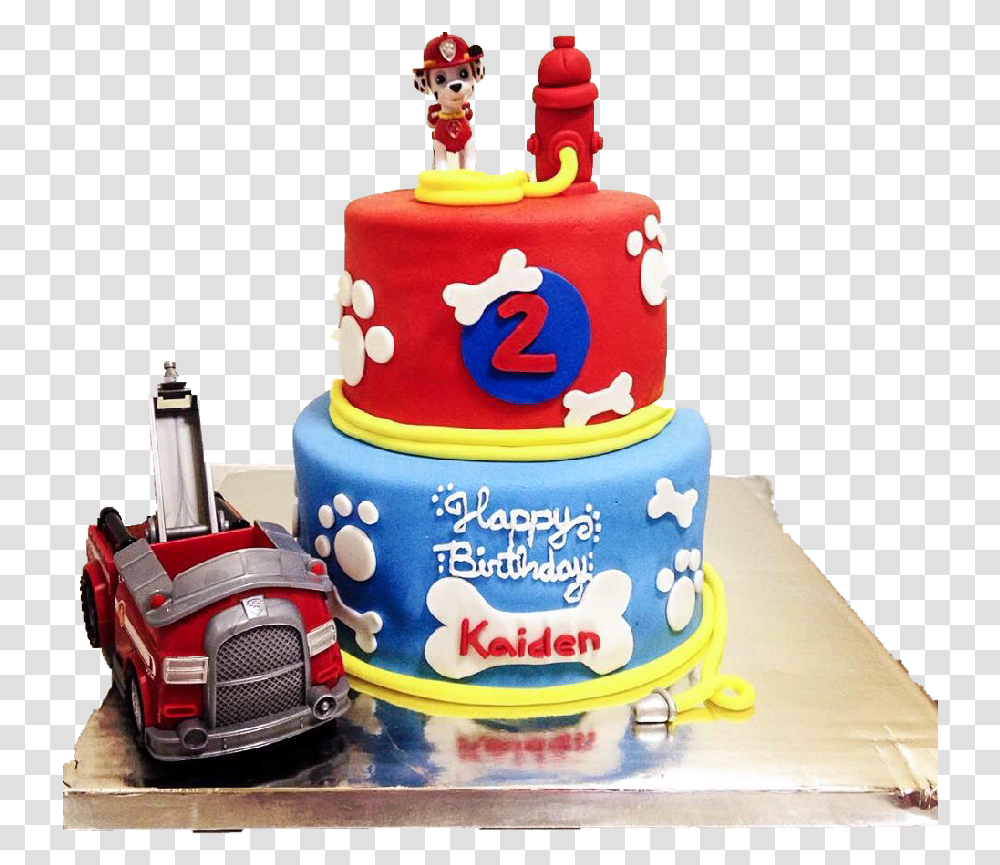Paw Patrol Cake Birthday Cake, Dessert, Food, Wedding Cake Transparent Png