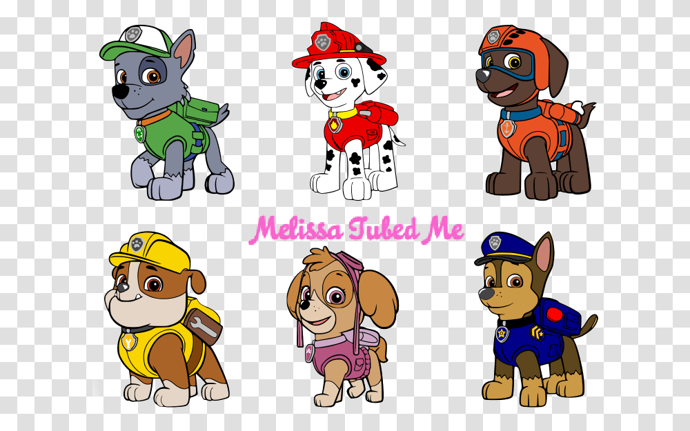 Paw Patrol Characters Paw Patrol Characters Clipart, Person, People, Label Transparent Png