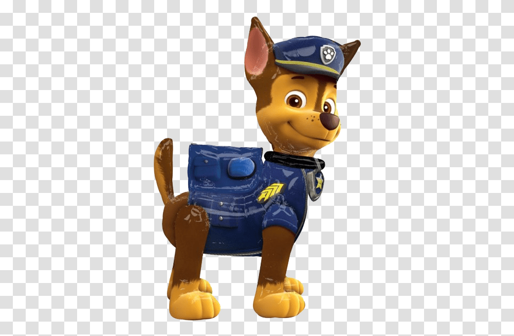 Paw Patrol Chase Air Walker Foil Balloon Chesel Paw Patrol, Toy, Apparel, Robot Transparent Png