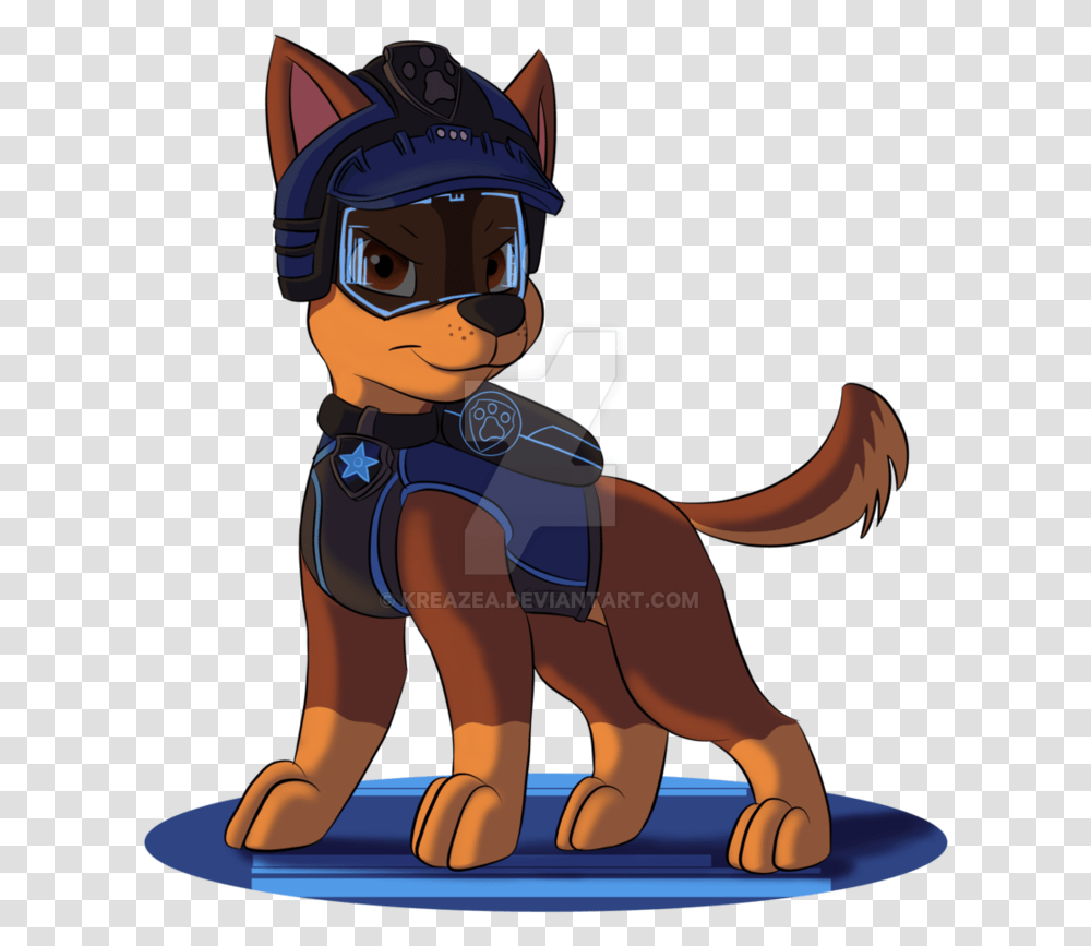 Paw Patrol Chase Clipart Picture Black And White Library Paw Patrol Gif Chase, Helmet, Apparel, Person Transparent Png