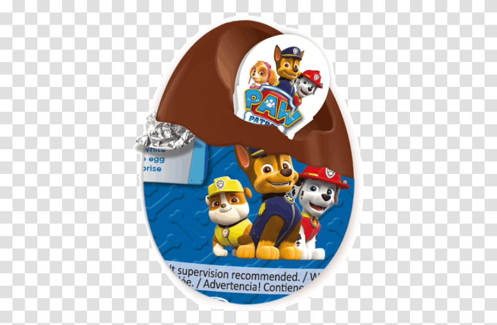 Paw Patrol Chocolate Eggs, Label, Mammal, Animal Transparent Png