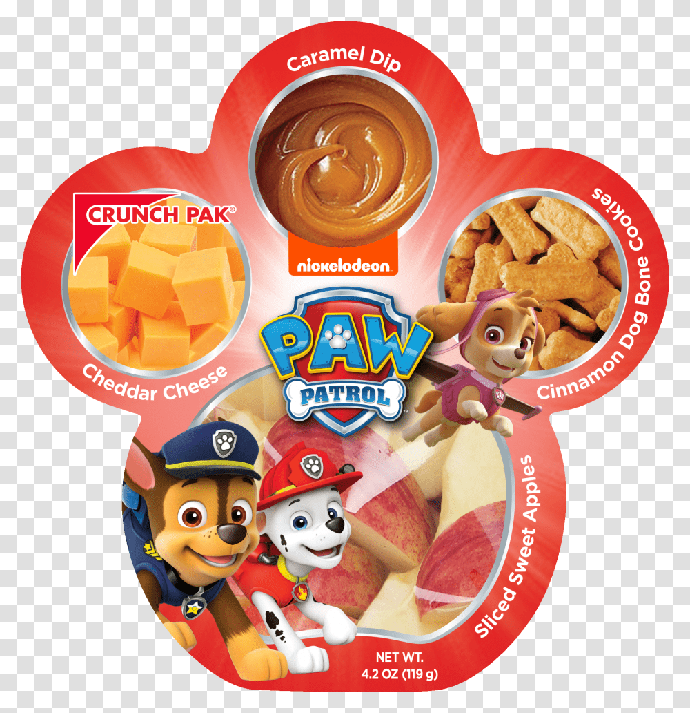 Paw Patrol Crunch Pak, Food, Snack, Candy Transparent Png