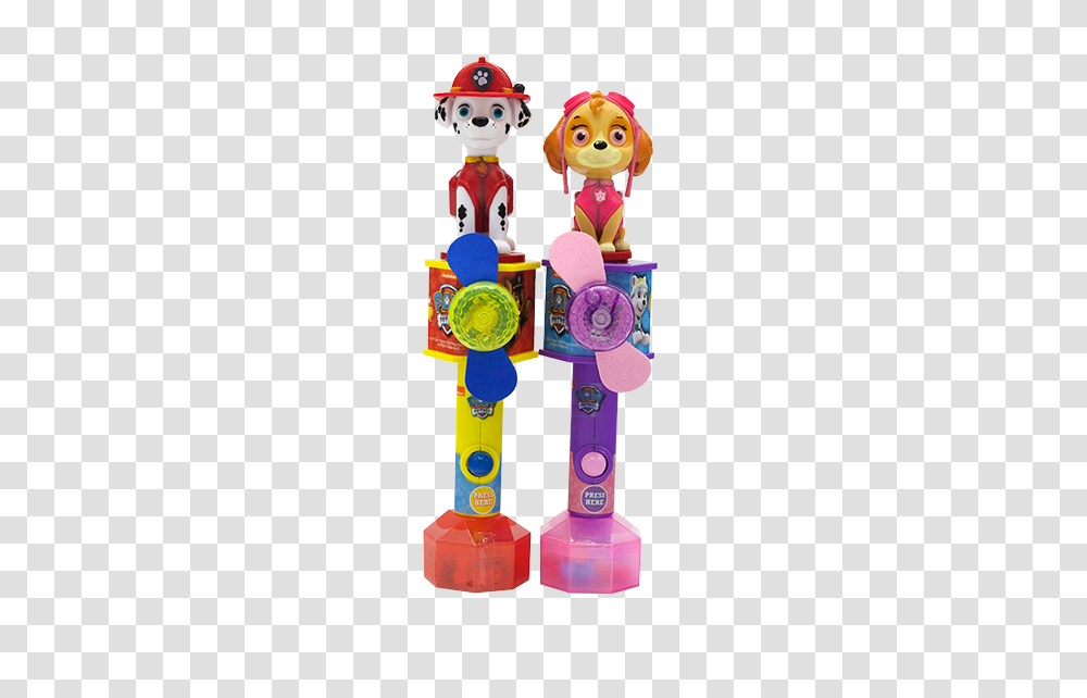 Paw Patrol Fan With Candy Frankford Candy, PEZ Dispenser, Brush Transparent Png