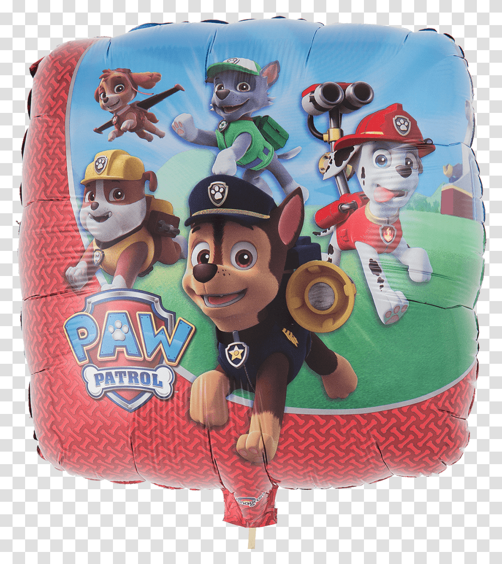 Paw Patrol Foil 18 Paw Patrol Square, Collage, Poster, Advertisement, Toy Transparent Png
