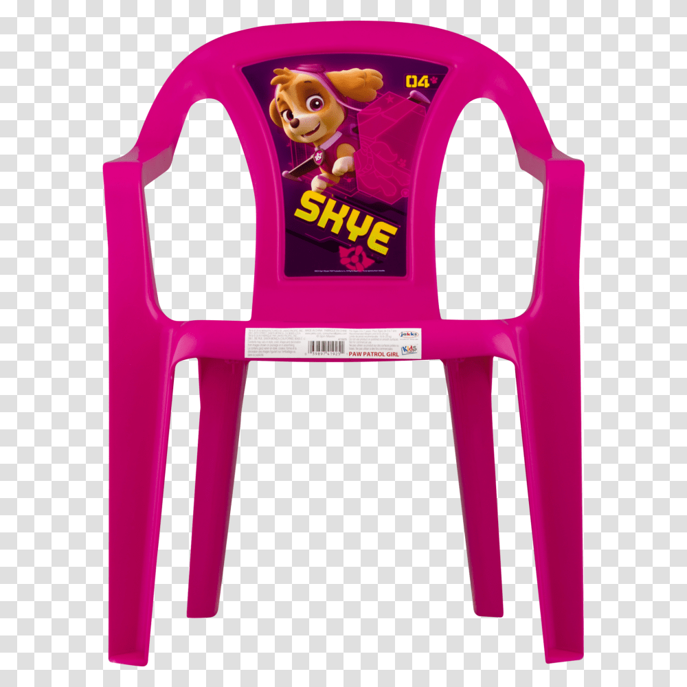 Paw Patrol Girl Resin Chair, Furniture, Blow Dryer, Appliance, Hair Drier Transparent Png