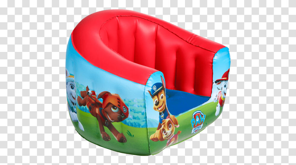 Paw Patrol Inflatable Chair, Furniture, Couch, Toy, Bush Transparent Png