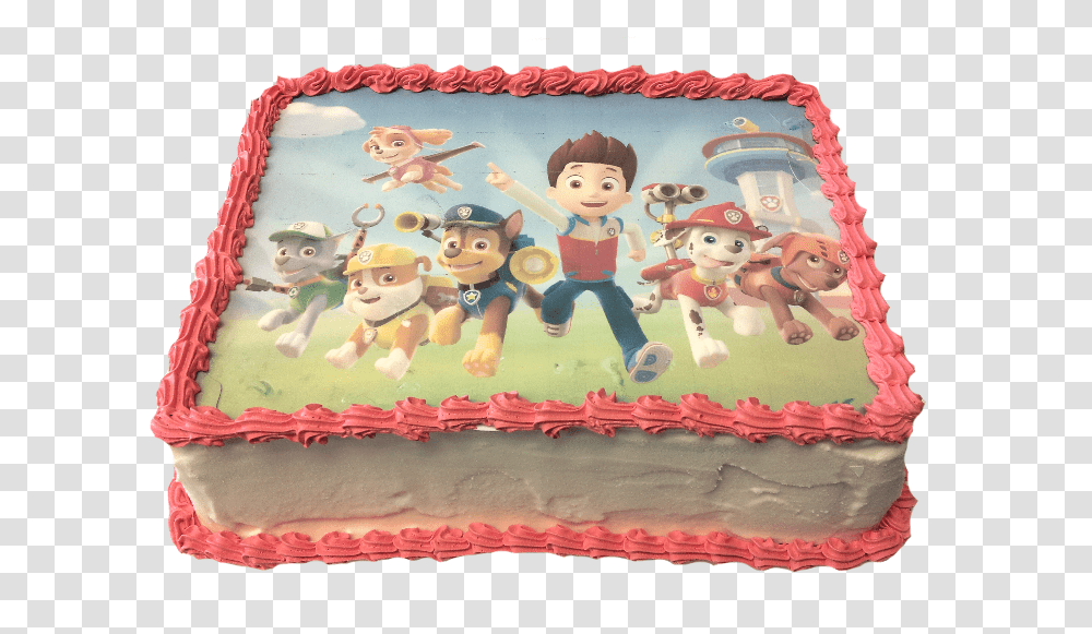 Paw Patrol Jumper With Slide, Cake, Dessert, Food, Birthday Cake Transparent Png