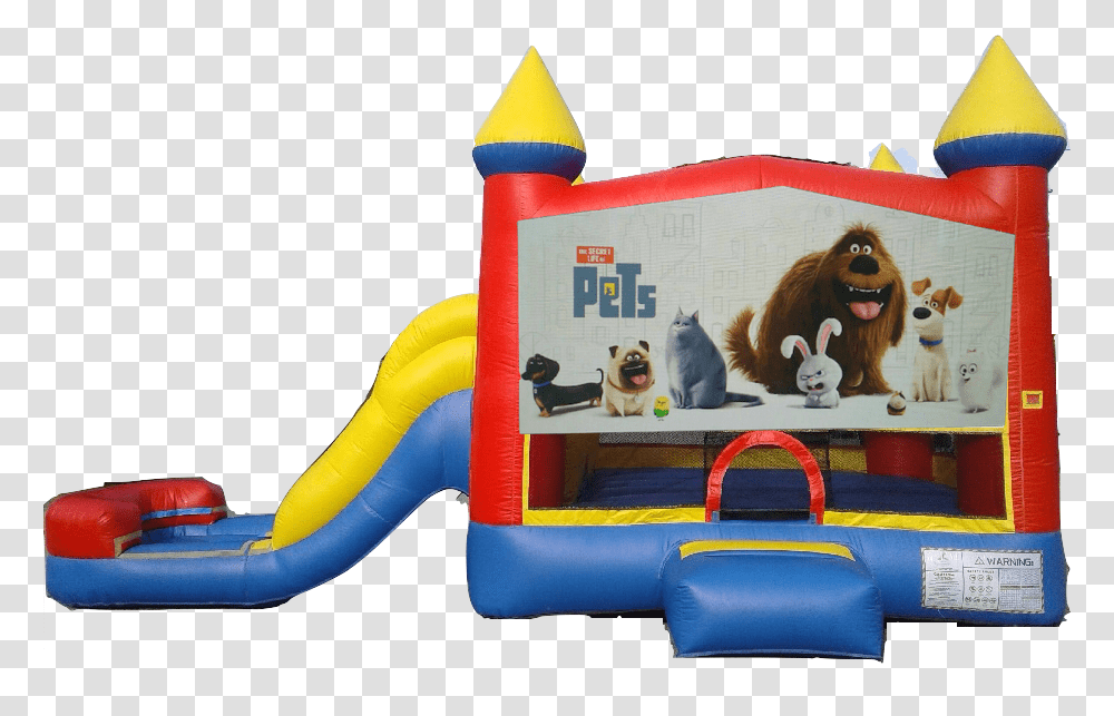 Paw Patrol Jumper With Slide, Inflatable, Cat, Pet, Mammal Transparent Png