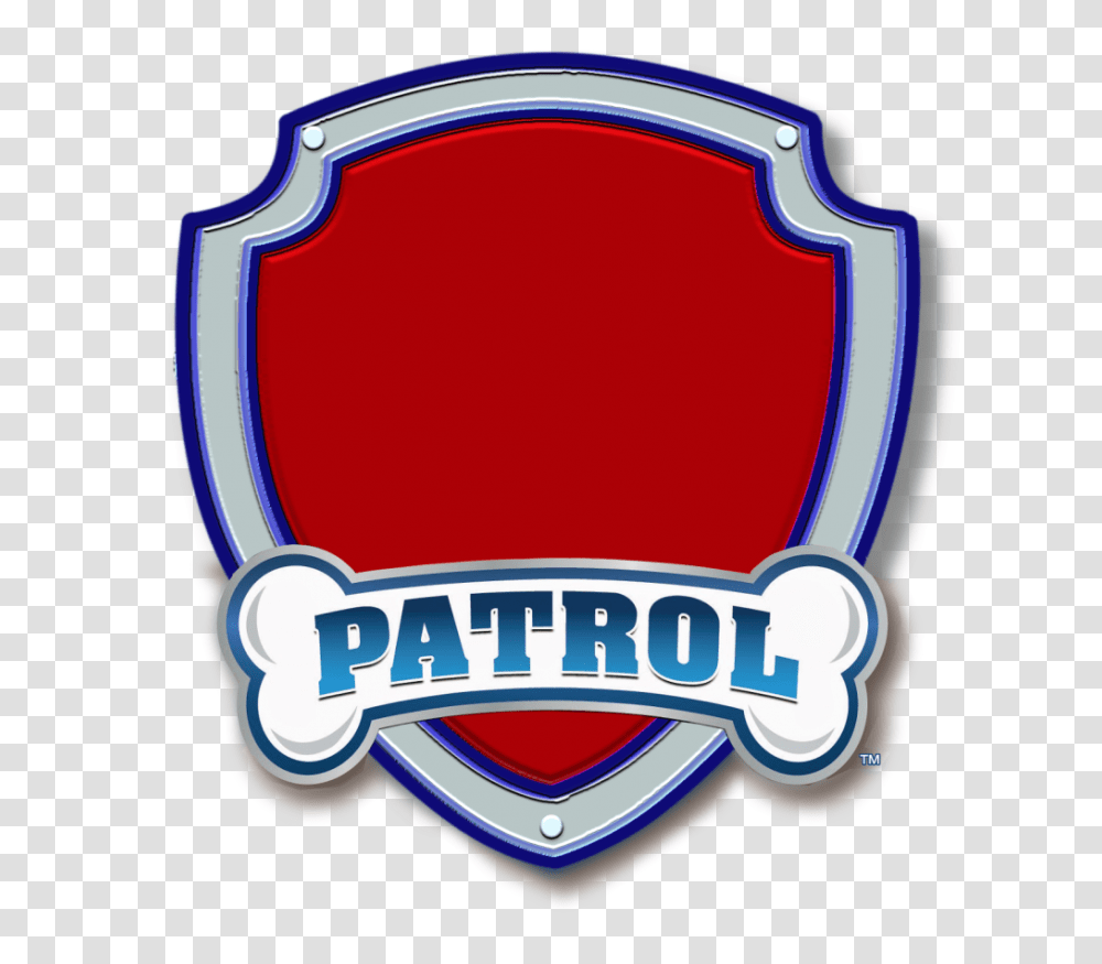 Paw Patrol Logo Blank, Trademark, Badge, Emblem Transparent Png