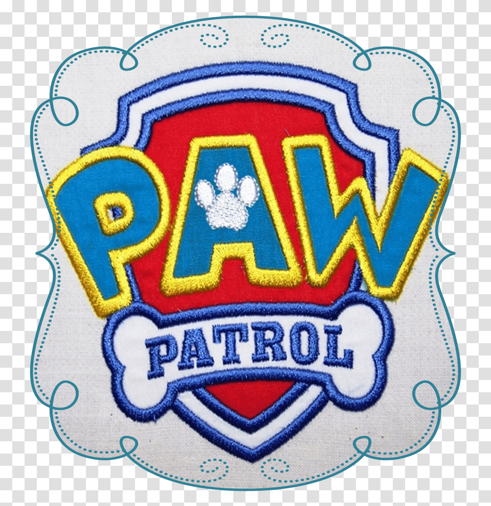 klinke Daisy Merchandising Paw Patrol Logo Applique, Embroidery, Pattern, Trademark Transparent Png –  Pngset.com