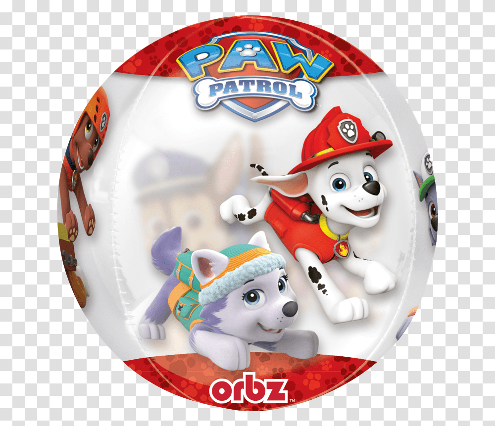 Paw Patrol Orbz Balloons, Apparel, Disk, Dvd Transparent Png