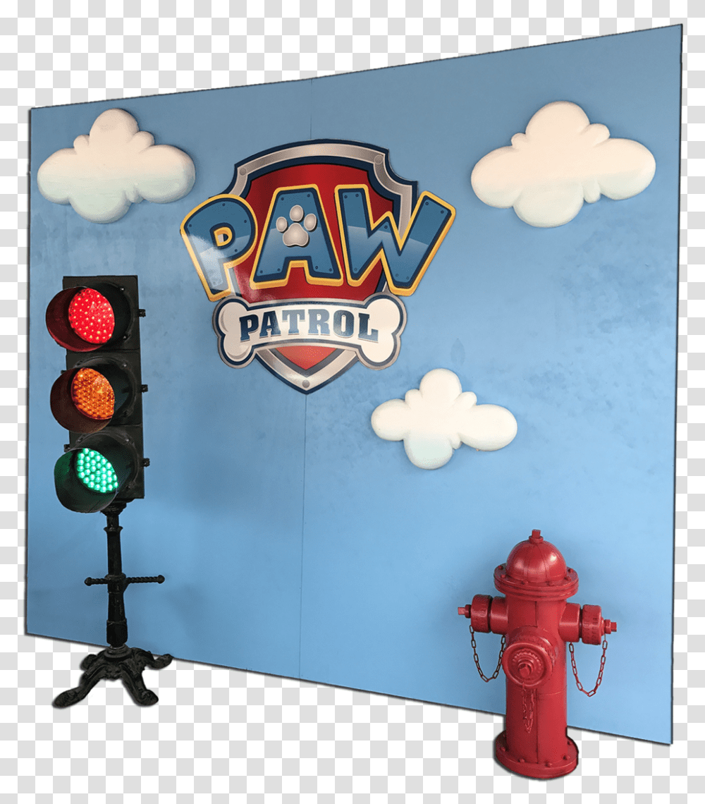 Paw Patrol Package A Paw Patrol Photo Props, Traffic Light, Fire Hydrant Transparent Png