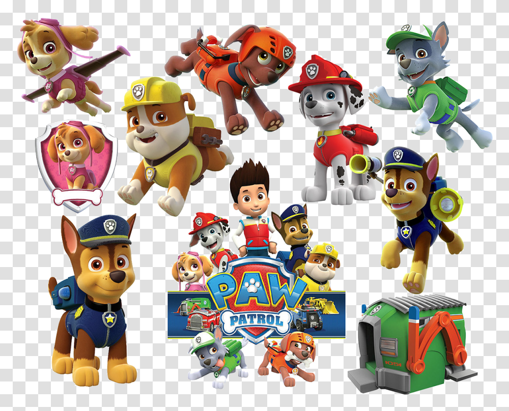 Paw Patrol Picture Paw Patrol Vector Free, Super Mario, Person, Plant, Mascot Transparent Png