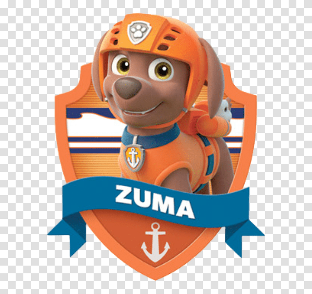 Paw Patrol Plush Pup Pals Zuma Toy Download Zuma Paw Patrol Badge, Label, Helmet Transparent Png