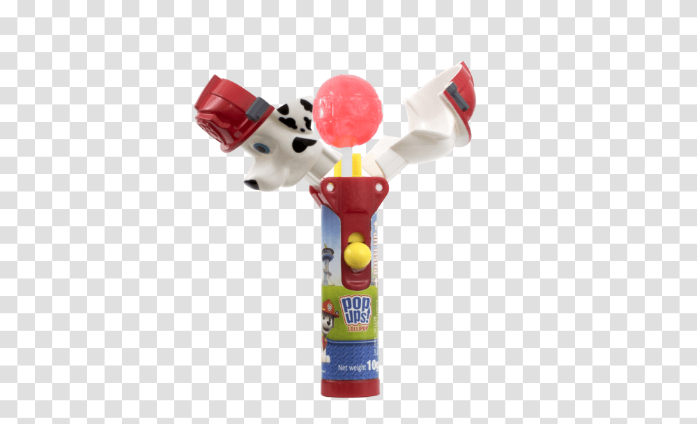 Paw Patrol Pop Ups Lollipop, Toy, Rattle, PEZ Dispenser, Ball Transparent Png