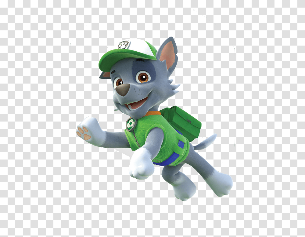 Paw Patrol Rocky, Toy, Plush, Elf, Figurine Transparent Png