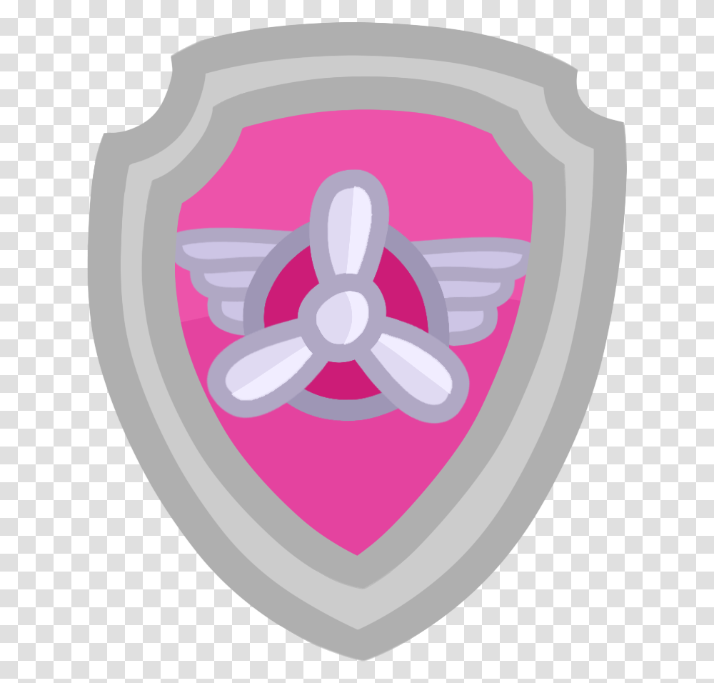 Paw Patrol Skye Emblem, Armor, Shield, Rug, Logo Transparent Png