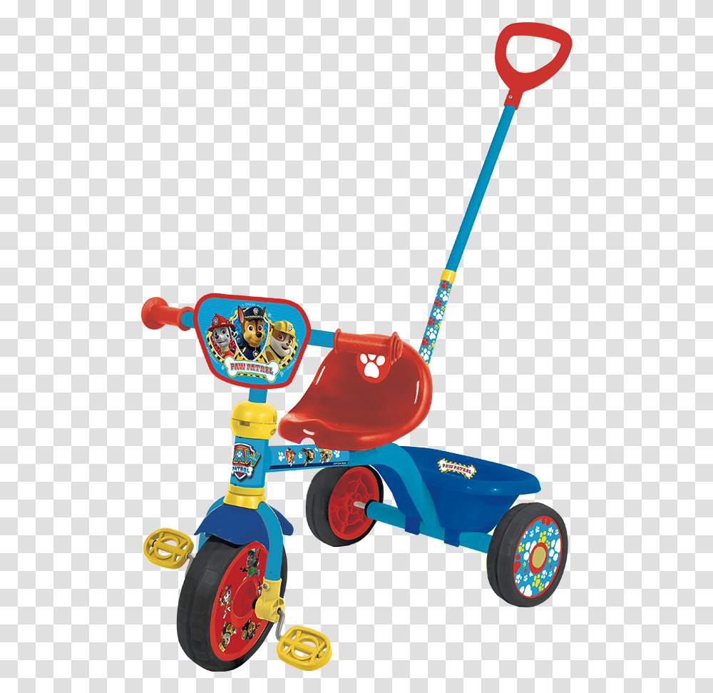 Paw Patrol Trike Uk Clipart Download Toy Vehicle, Lawn Mower, Tool, Transportation, Tricycle Transparent Png