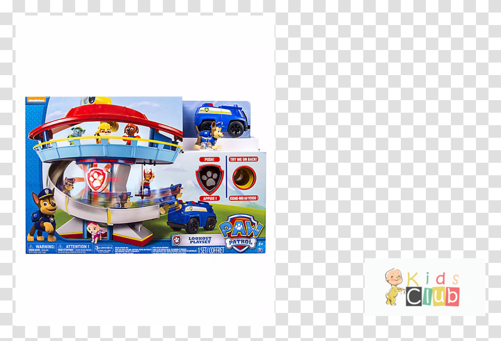 Paw Patrol Value Lookout Tower Download Paw Patrol Lookout Playset, Toy, Furniture, Bed, Car Transparent Png