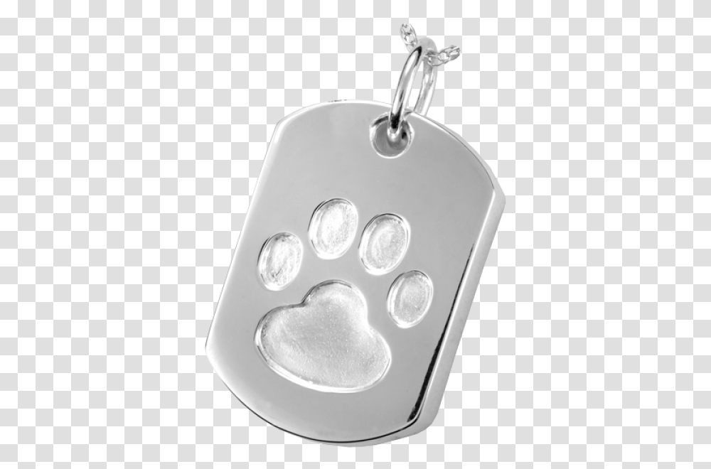Paw Print At Cremation, Accessories, Accessory, Silver, Jewelry Transparent Png