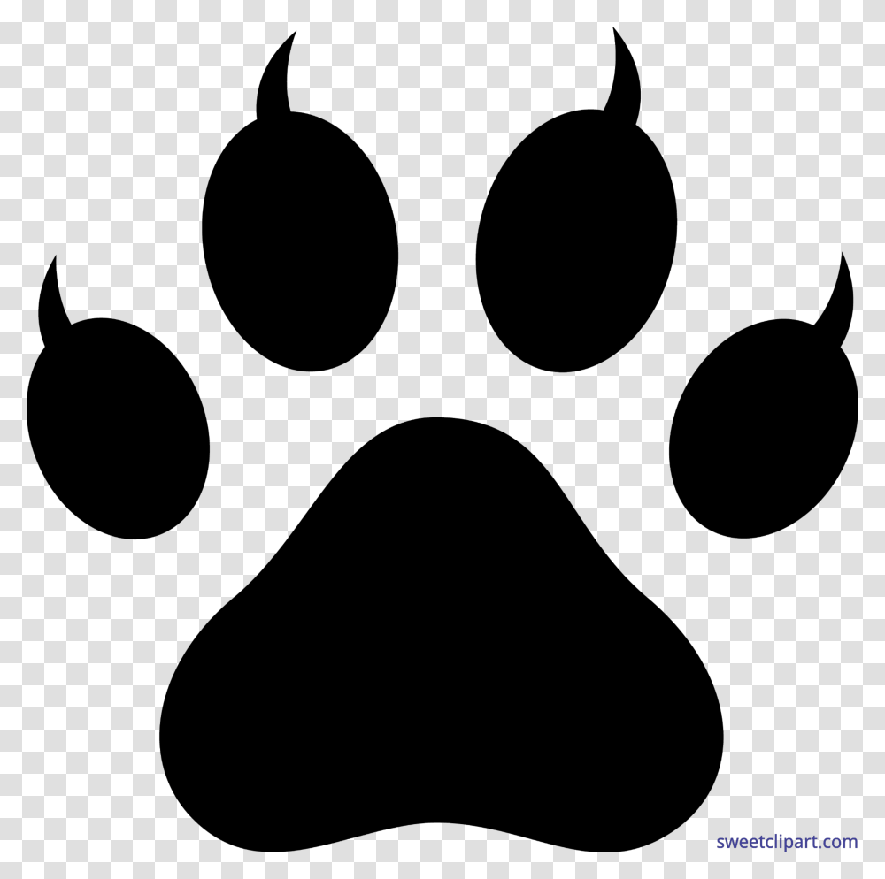 Paw Print Cat Claws Clip Art, Gray, World Of Warcraft Transparent Png