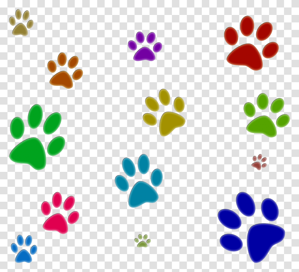 Paw Print Clipart Background Dog Prints, Pattern, Floral Design, Applique Transparent Png