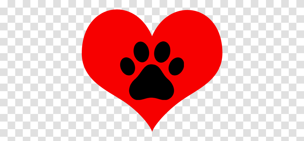 Paw Print Clipart Dog Paw Print Heart, Pillow, Cushion, Hand Transparent Png