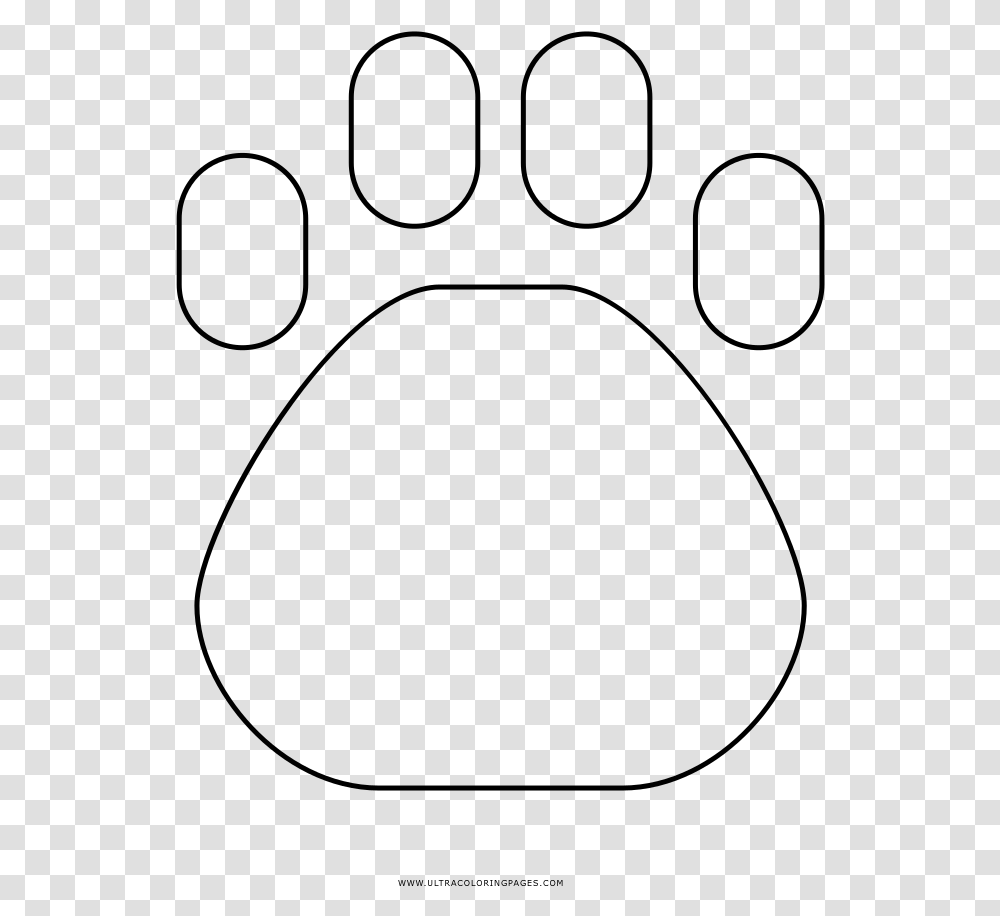 Paw Print Coloring, Gray, World Of Warcraft Transparent Png