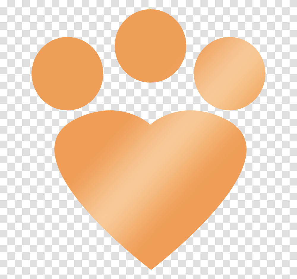 Paw Print Heart Clipart Heart, Footprint Transparent Png
