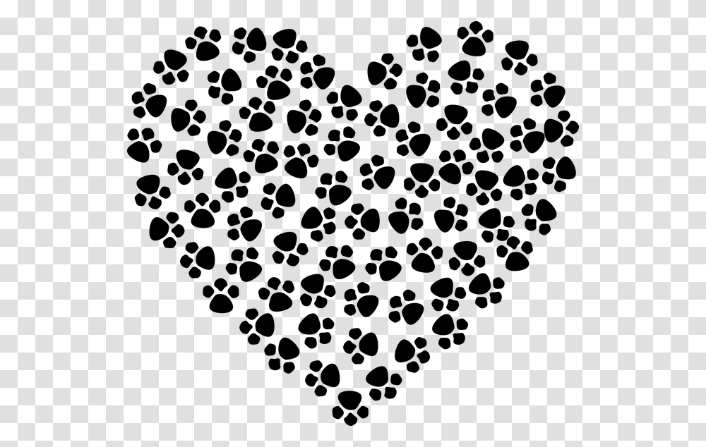 Paw Print Heart Free, Gray, World Of Warcraft Transparent Png