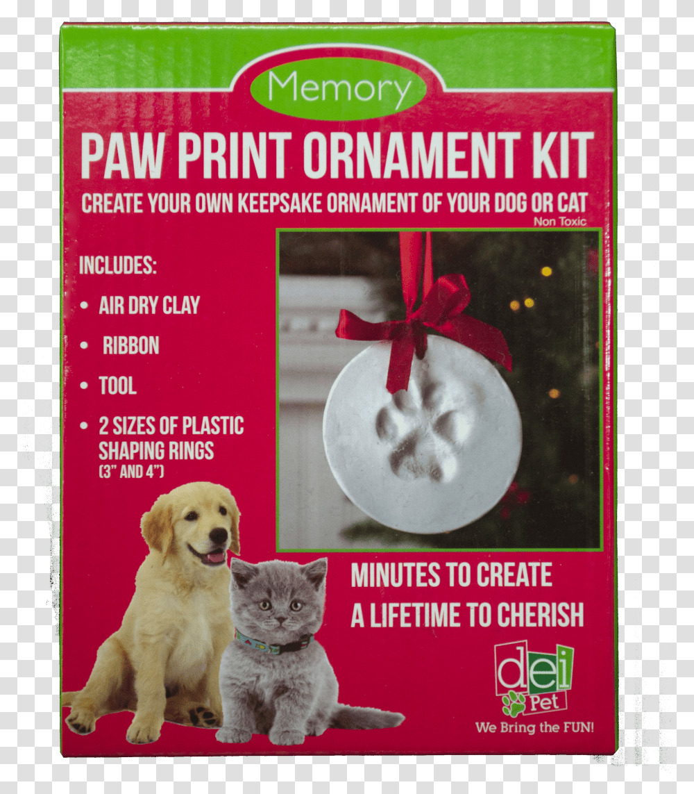 Paw Print Keepsake Kit Cat Paw Print Kit Dog Paw Print Transparent Png